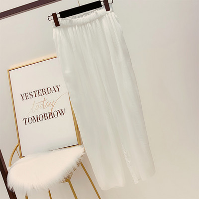 Pantaloni de dama plisati cu elastic