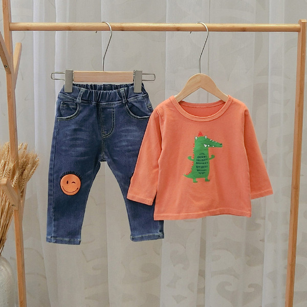 Model nou de blugi copii pentru baieti in culoarea albastra