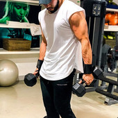 Tricou casual barbatesc model simplu alb-negru