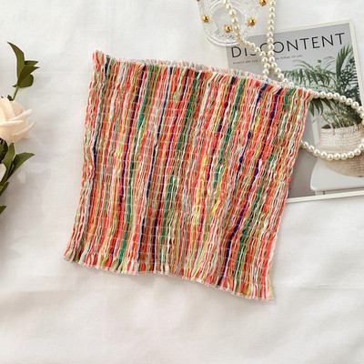 Bustiera de dama colorata cu umerii goi in mai multe culori