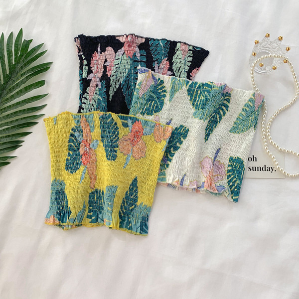 Bustiera de dama colorata cu umerii goi in mai multe culori