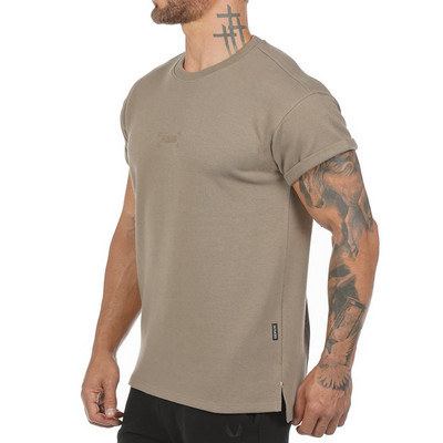 Tricou casual barbatesc cu decolteu O si maneci scurte in mai multe culori