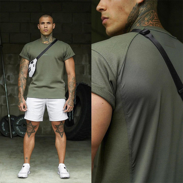 Tricou casual barbatesc cu decolteu O si maneci scurte in mai multe culori