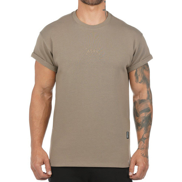 Tricou casual barbatesc cu decolteu O si maneci scurte in mai multe culori