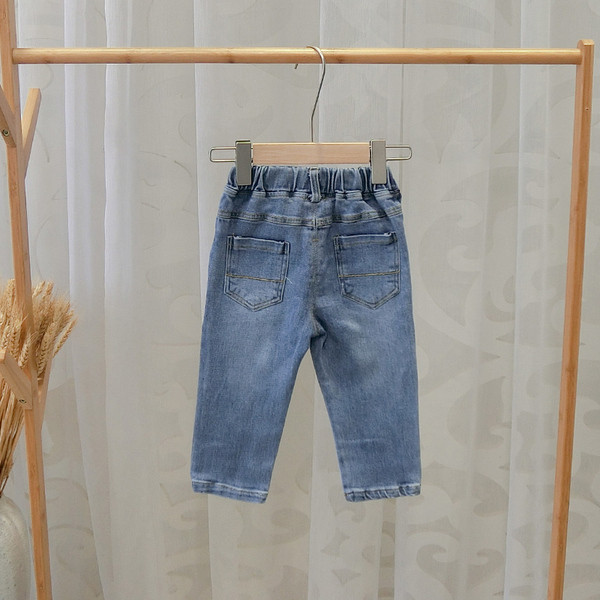 Blugi casual pentru copii pentru baieti in albastru