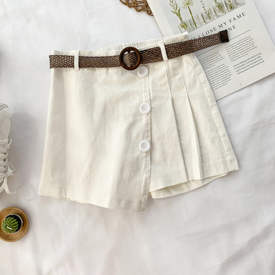 Модерни  дамски  къси панталони  с колан в  няколко  цвята