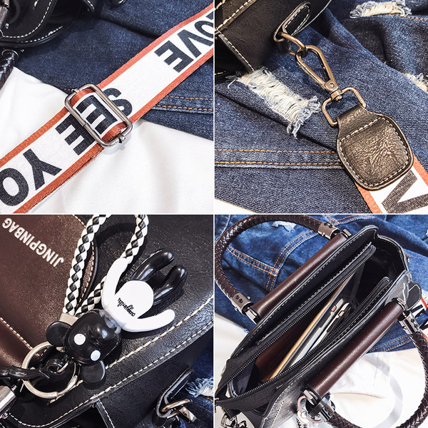 Geanta de dama din piele cu manere lungi si scurte in mai multe culori