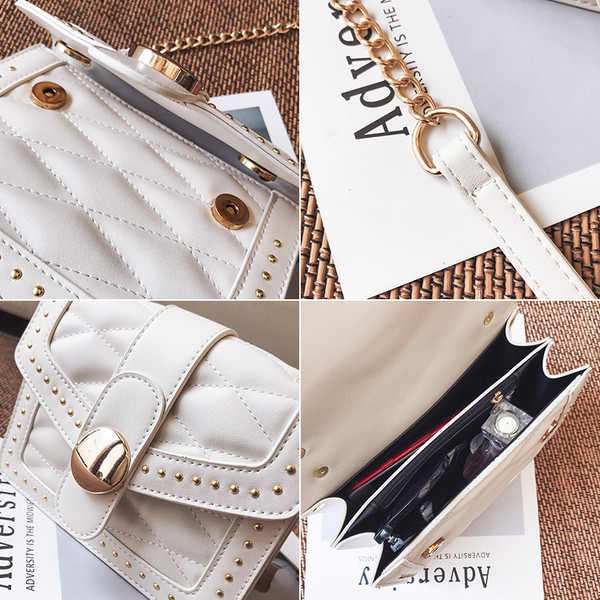 Geanta de dama cu maner metalic in patru culori