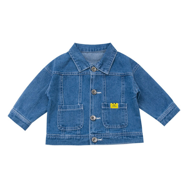 Geaca moderna pentru copii in albastru si negru pentru baieti