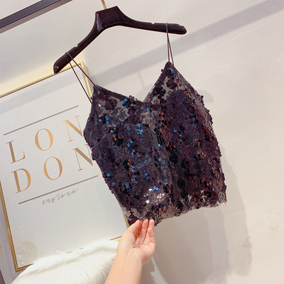 Maieu modern de dama cu paiete in mai multe culori