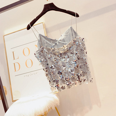 Maieu modern de dama cu paiete in mai multe culori