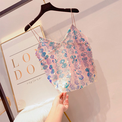 Maieu modern de dama cu paiete in mai multe culori