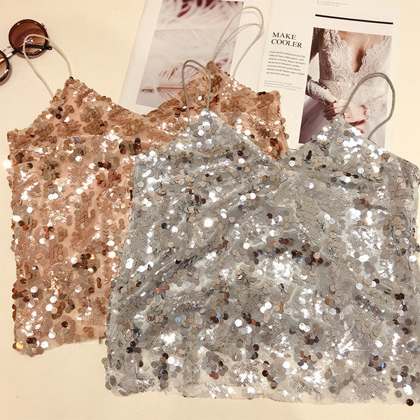 Maieu modern de dama cu paiete in mai multe culori