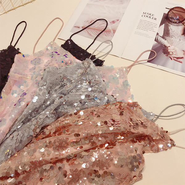 Maieu modern de dama cu paiete in mai multe culori