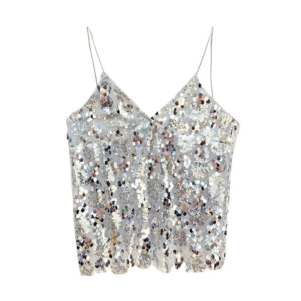 Maieu modern de dama cu paiete in mai multe culori