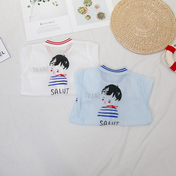 Geaca de copii model nou pentru baieti cu fermoar alb