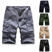 Pantaloni scurți casual cu buzunare în mai multe culori