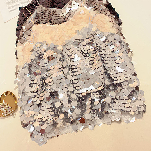 Maieu modern de dama cu bretele subtiri in mai multe culori