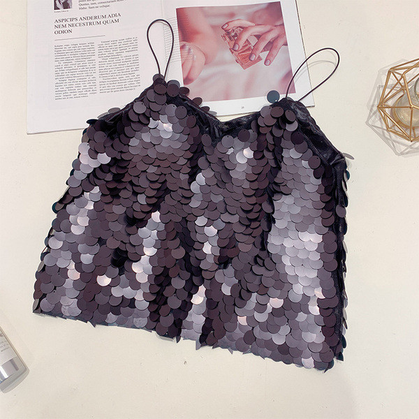 Maieu modern de dama cu bretele subtiri in mai multe culori