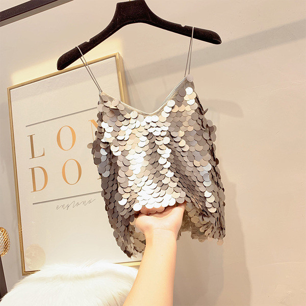 Maieu modern de dama cu bretele subtiri in mai multe culori