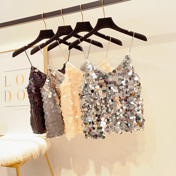 Maieu modern de dama cu bretele subtiri in mai multe culori