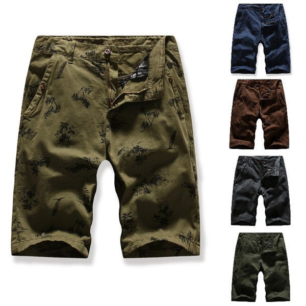 Pantaloni scurți moderni pentru bărbați cu buzunare în cinci culori