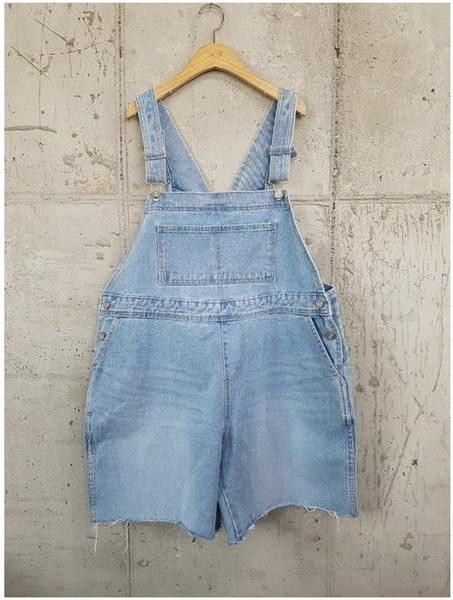 Γυναικεία ολόσωμη φόρμα τζιν  σε ανοιχτό χρώμα