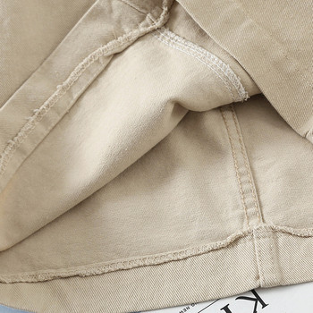 Fusta dama casual din denim in patru culori - model drept