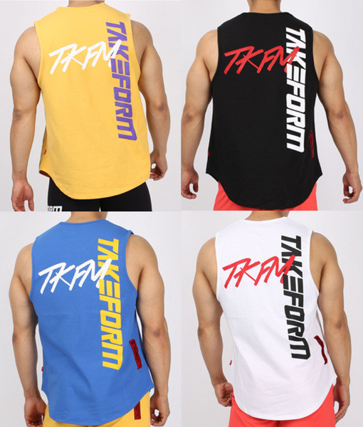 Maieu sport pentru bărbați cu bretele largi în mai multe culori