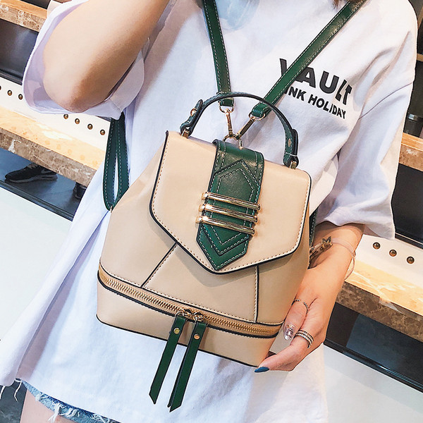 Rucsac de damă cu fermoar în patru culori