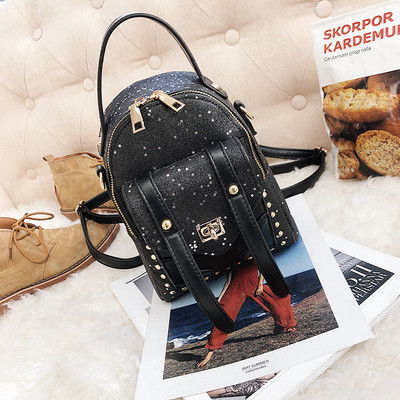 Geanta de dama moderna cu efect stralucitor in patru culori