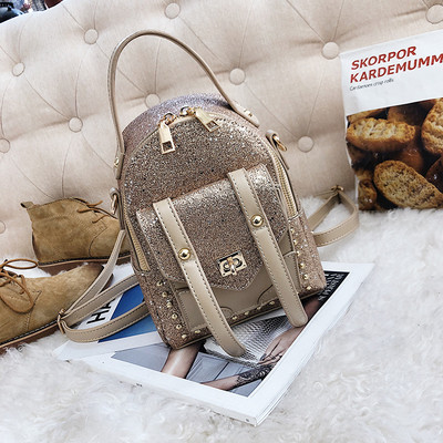 Geanta de dama moderna cu efect stralucitor in patru culori