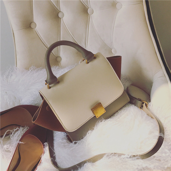 Geanta de dama moderna cu inchidere metalica