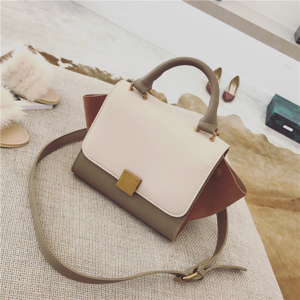 Geanta de dama moderna cu inchidere metalica