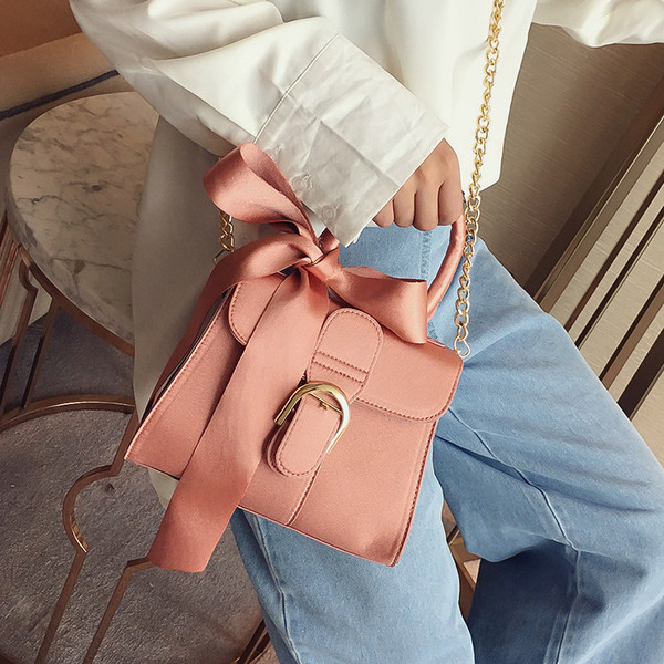 Geanta dama cu panglica in mai multe culori