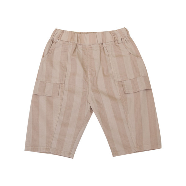 Pantaloni scurți pentru băieți în albastru și maro