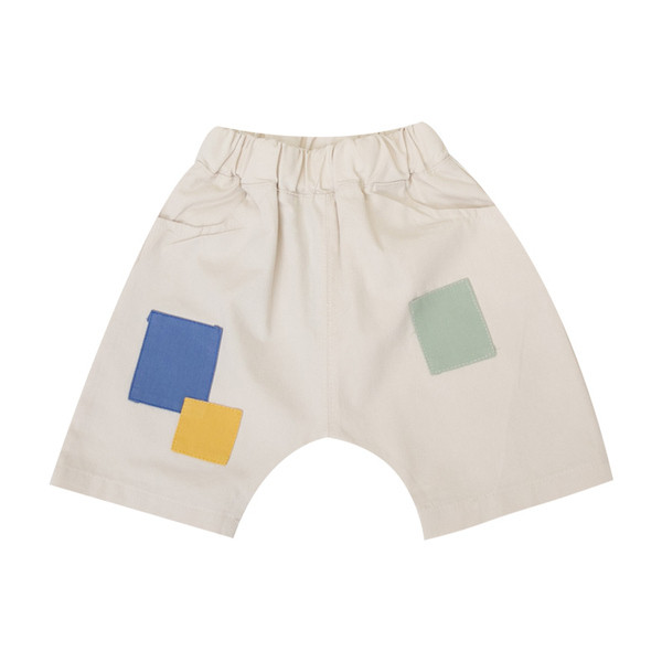 Pantaloni scurți pentru copii la modă pentru băieți în bej