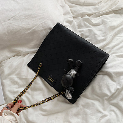 Geanta de dama moderna cu accesoriu in trei culori