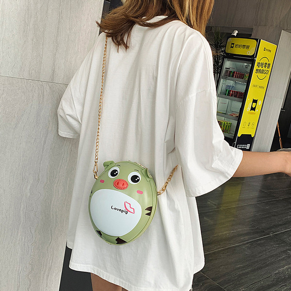 Geanta de dama cu element 3D in trei culori