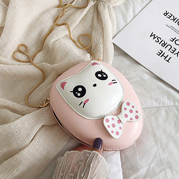 Geanta dama cu lant metalic - doua modele