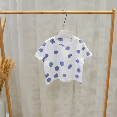 Tricou pentru copii modern cu buline pentru baieti