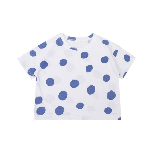 Tricou pentru copii modern cu buline pentru baieti