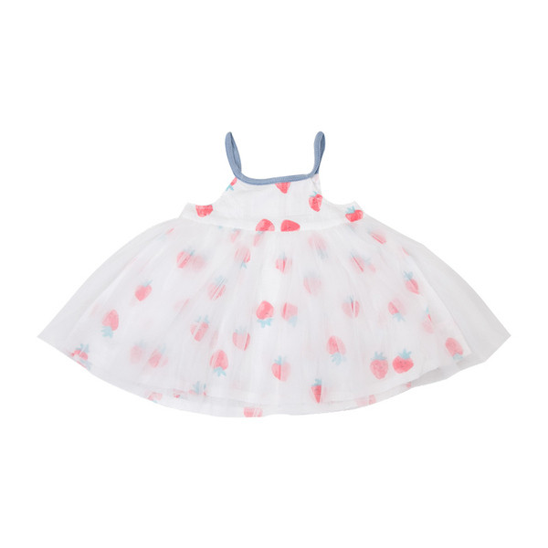 Rochie moderna pentru copii cu bretele subtiri pentru fete