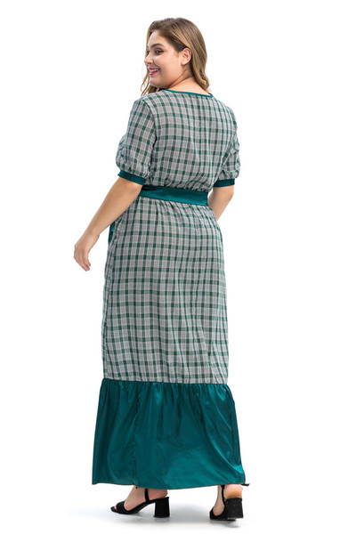 Rochie eleganta de dama cu maneci 3/4 de culoare verde