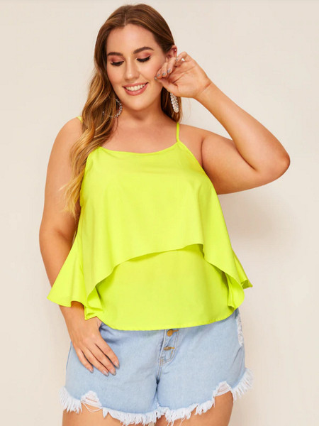 Maieu elegant pentru femei, de culoare neon, de la XL la 4XL
