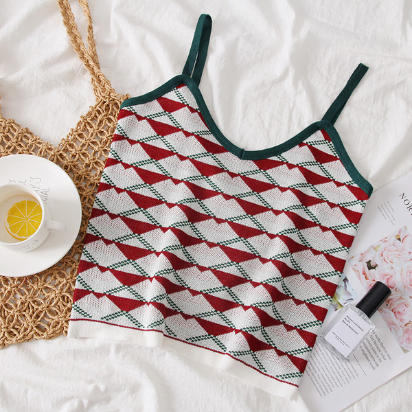 Maieu de dama colorat modern cu bretele in doua culori