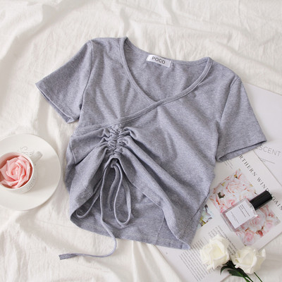 Нов модел дамска блуза с V-образно деколте - няколко цвята