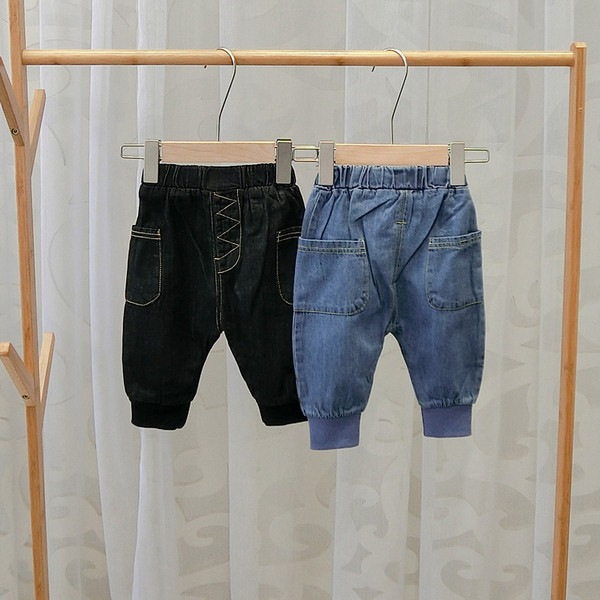 Model nou de blugi pentru copii pentru baieti - albastru si negru