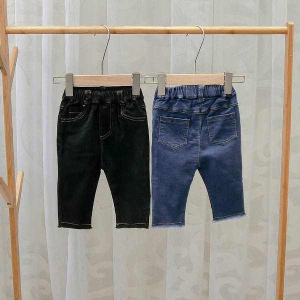 Blugi moderni pentru copii pentru baieti in negru si albastru