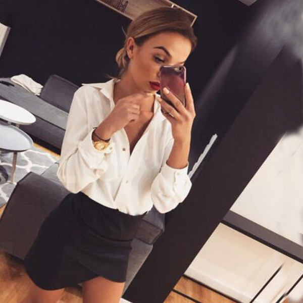 Rochie de dama eleganta cu maneci lungi in doua culori